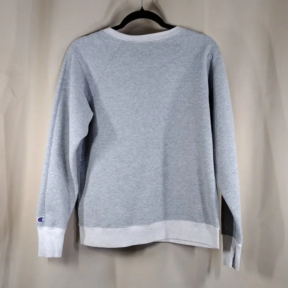 Champion Gray Sportswear Casual Crewneck Athleisure Pullover Loungewear Sweater